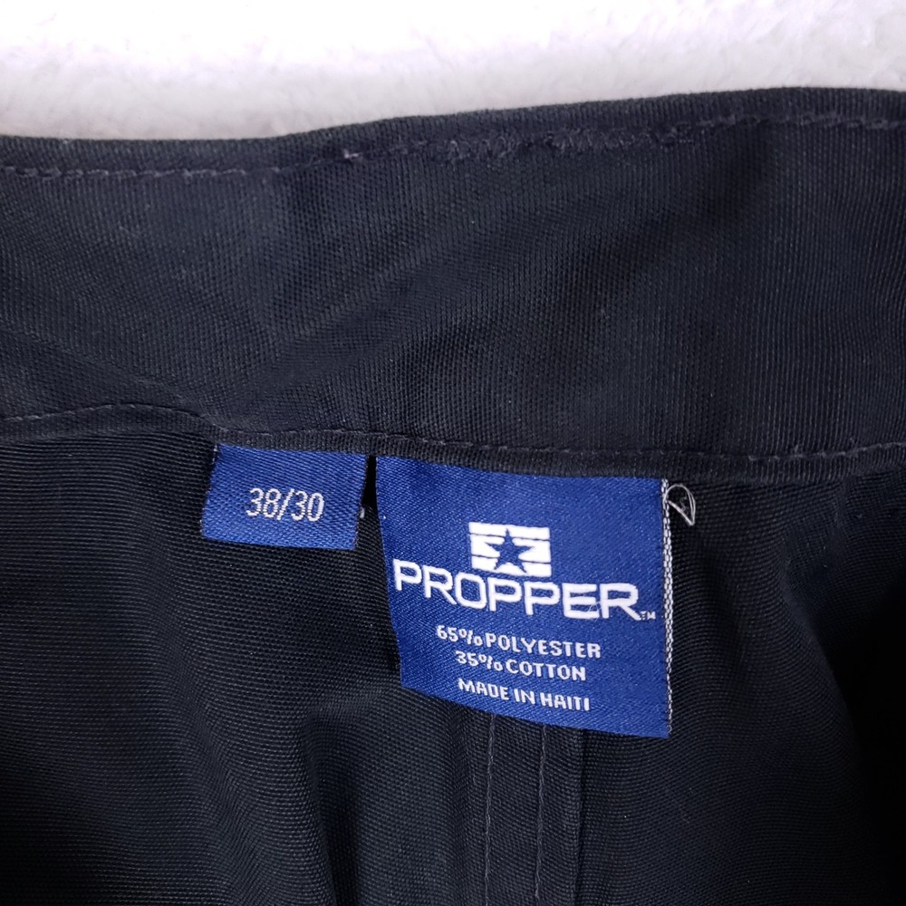 Propper Tactical Cargo Pants Mens 38x30 Black Utility Workwear Gorpcore Techwear - Picture 7 of 11